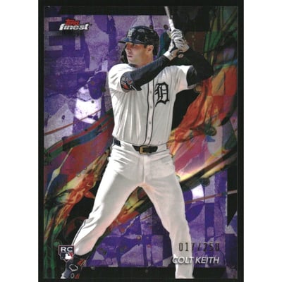 2024 Finest Purple Refractors #38 Colt Keith