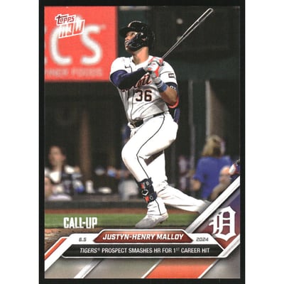 2024 Topps Now #266 Justyn-Henry Malloy/1410*