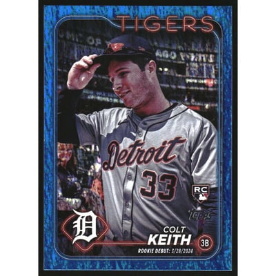 2024 Topps Update Blue Holo Foil #US192 Colt Keith