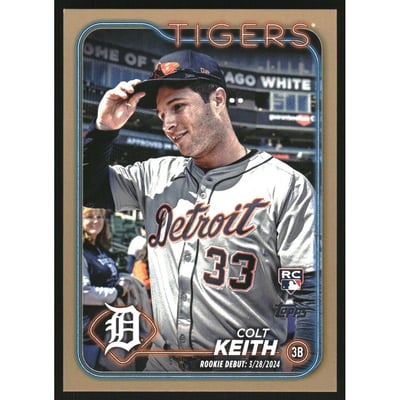2024 Topps Update Gold #US192 Colt Keith