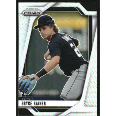 2025 Panini Prizm Prizms Silver #223 Bryce Rainer