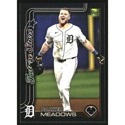 2025 Topps Black #576 Parker Meadows