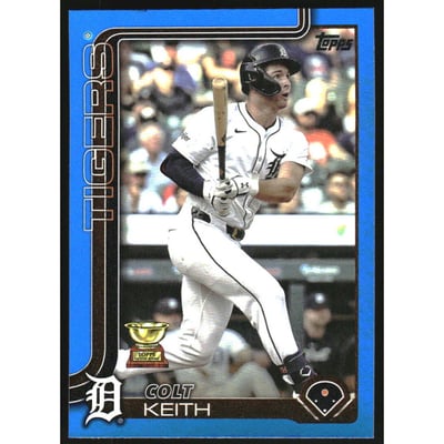 2025 Topps Blue Rainbow Foil #180 Colt Keith