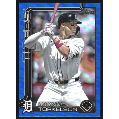 2025 Topps Blue Rainbow Foil #494 Spencer Torkelson