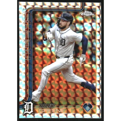 2025 Topps Chrome Geometric Refractors #34 Riley Greene