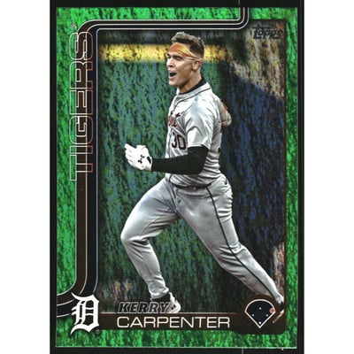 2025 Topps Green Holo Foil #543 Kerry Carpenter