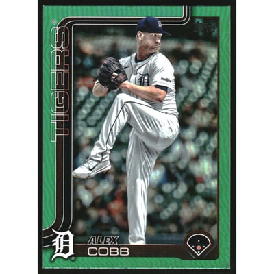2025 Topps Green Rainbow Foil #363 Alex Cobb