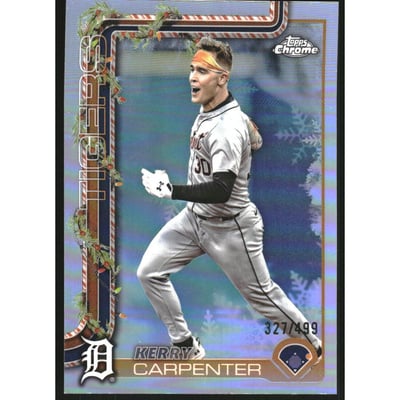 2025 Topps Holiday Chrome #HC127 Kerry Carpenter