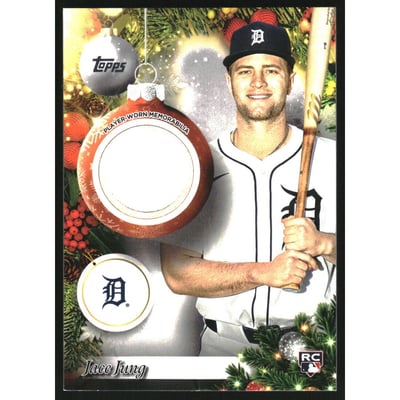 2025 Topps Holiday Player Relics #PRJJU Jace Jung