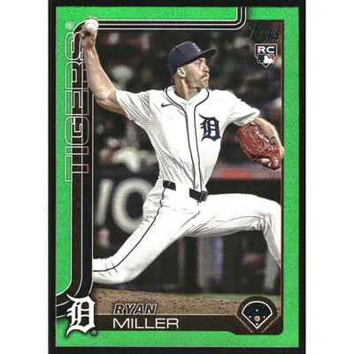 2025 Topps Update Green Rainbow Foil #US317 Ryan Miller