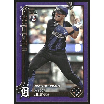 2025 Topps Update Purple Rainbow Foil #US93 Jace Jung