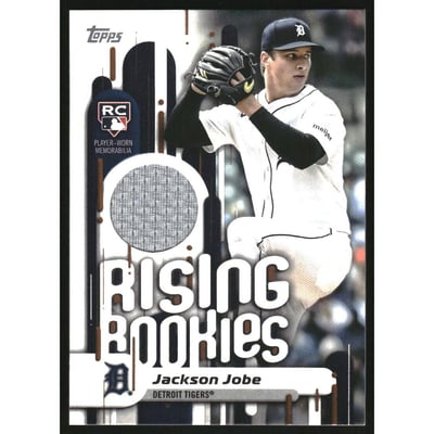2025 Topps Update Rising Rookie Relics #RRRJJO Jackson Jobe