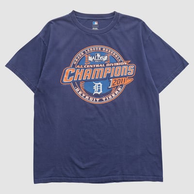 Detroit Tigers Genuine Merchandise 2011 T-shirt - Navy - M by Fanatics Real Vintage