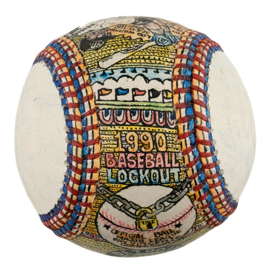 Art Decatur Baseball Folk Art Baseball