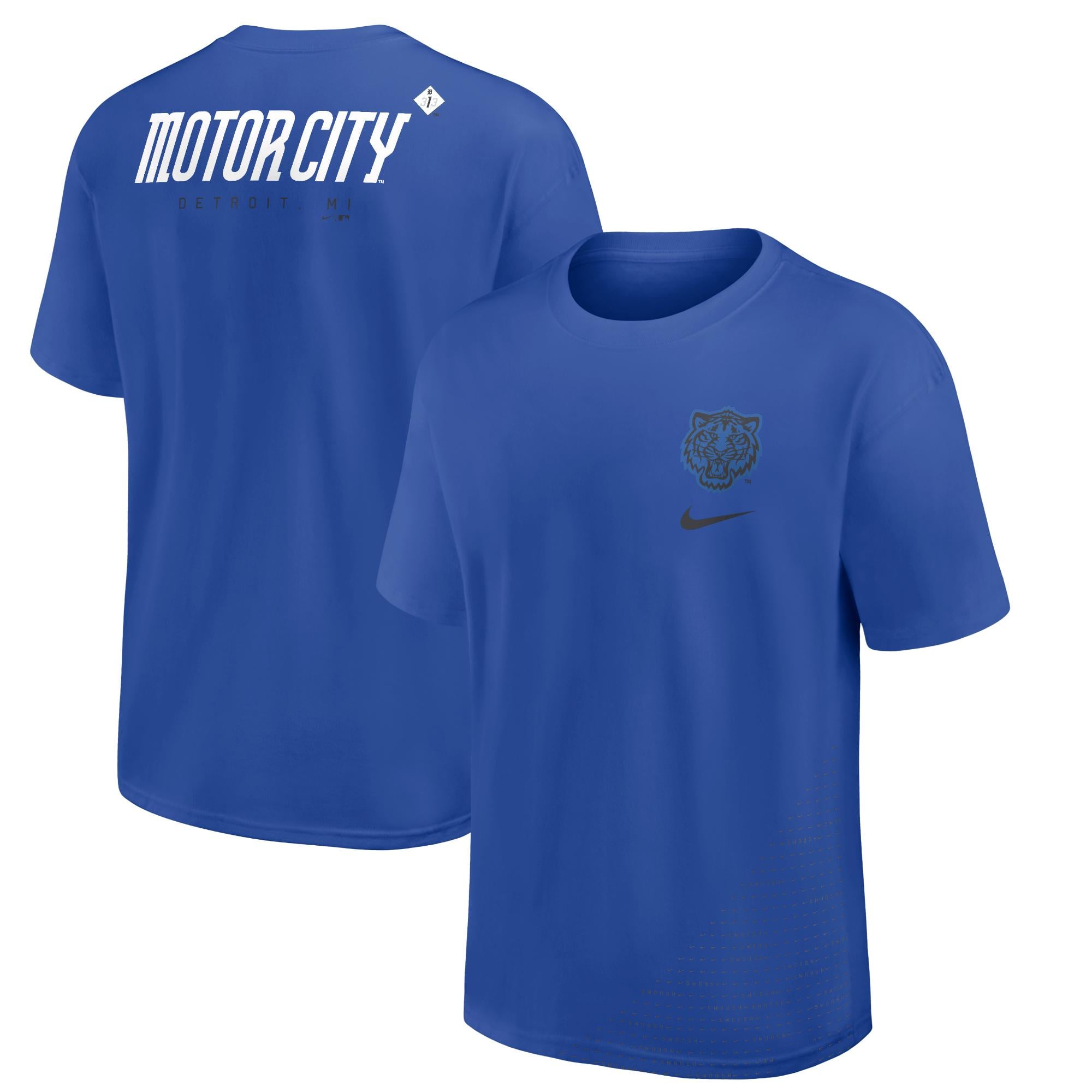 NIKE デトロイト・タイガース Tシャツ シティコネクト マックス 90 ブルー