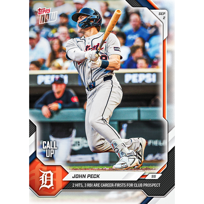 John Peck - 2026 MLB Topps NOW® - Card 629