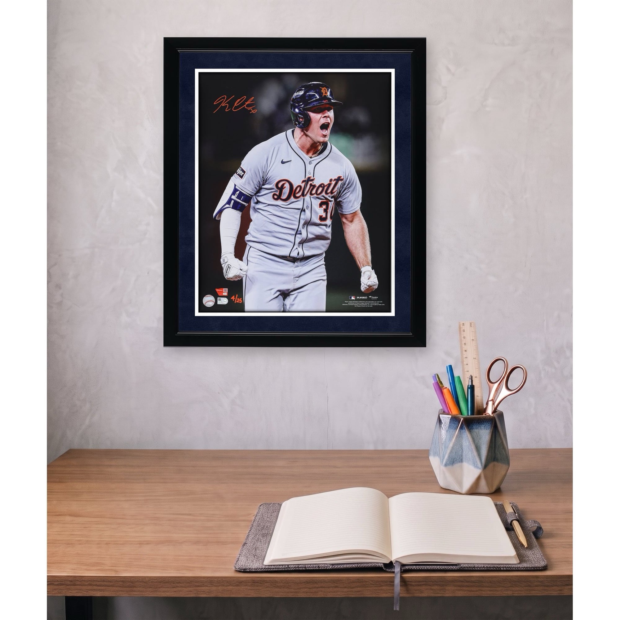 Kerry Carpenter Detroit Tigers Autographed 16" x 20" Unleashed Photograph - Limited Edition of 25
