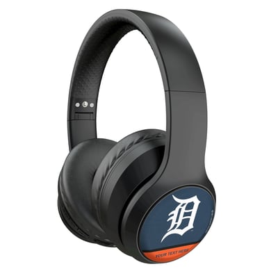 Detroit Tigers Keyscaper Personalized Solid Wireless Bluetooth Headphones With Case