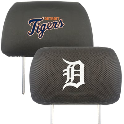 Detroit Tigers Logo Brands Car Head Rest Cover