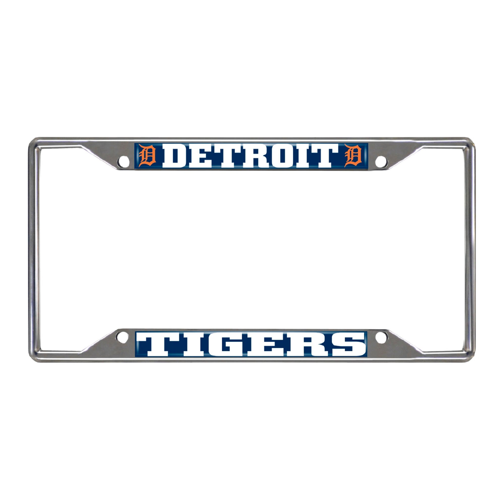 Logo Brands Detroit Tigers Chrome License Plate Frame