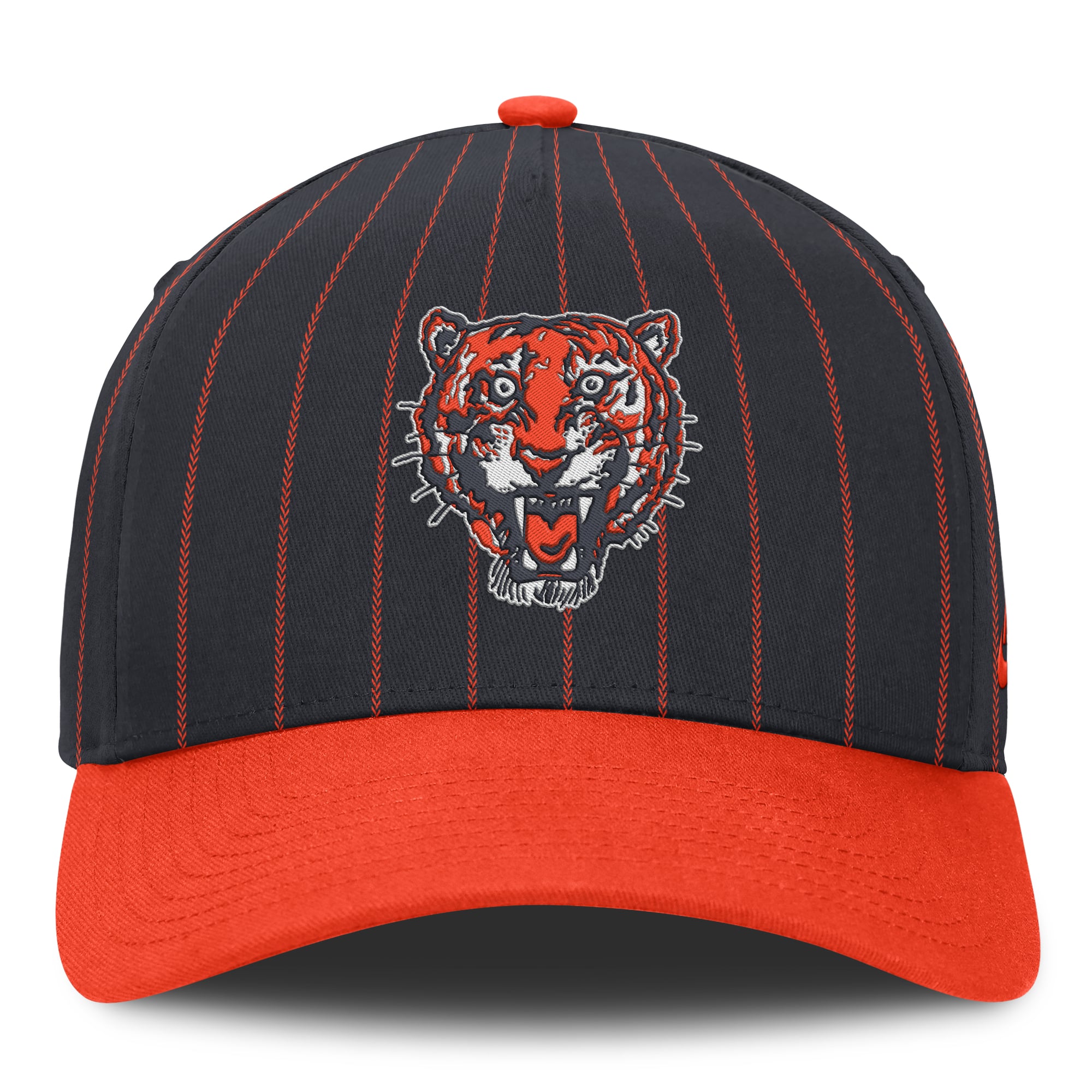 Casquette ajustable Nike Detroit Tigers Cooperstown Rise A-Frame bleu marine/orange pour homme