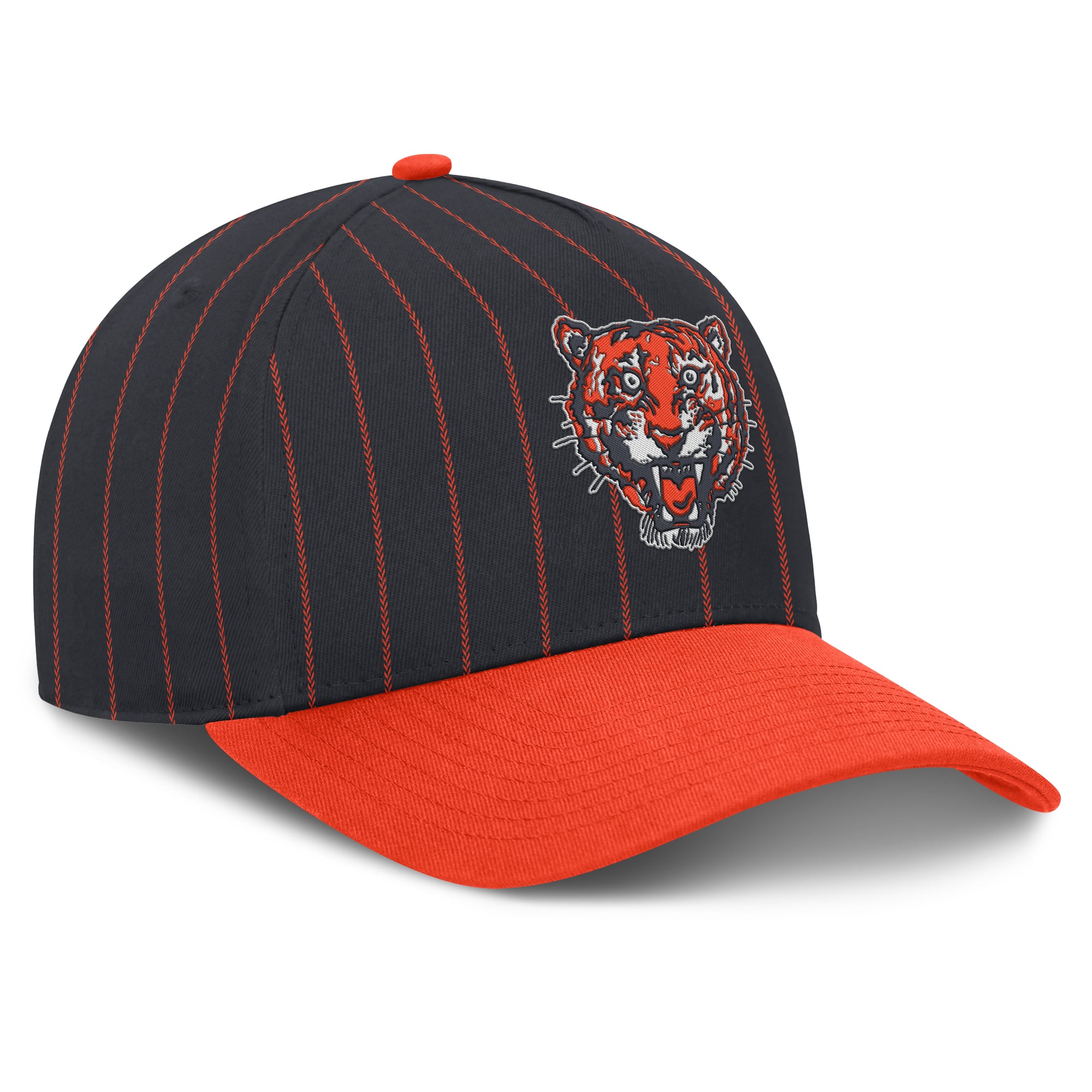 Casquette ajustable Nike Detroit Tigers Cooperstown Rise A-Frame bleu marine/orange pour homme