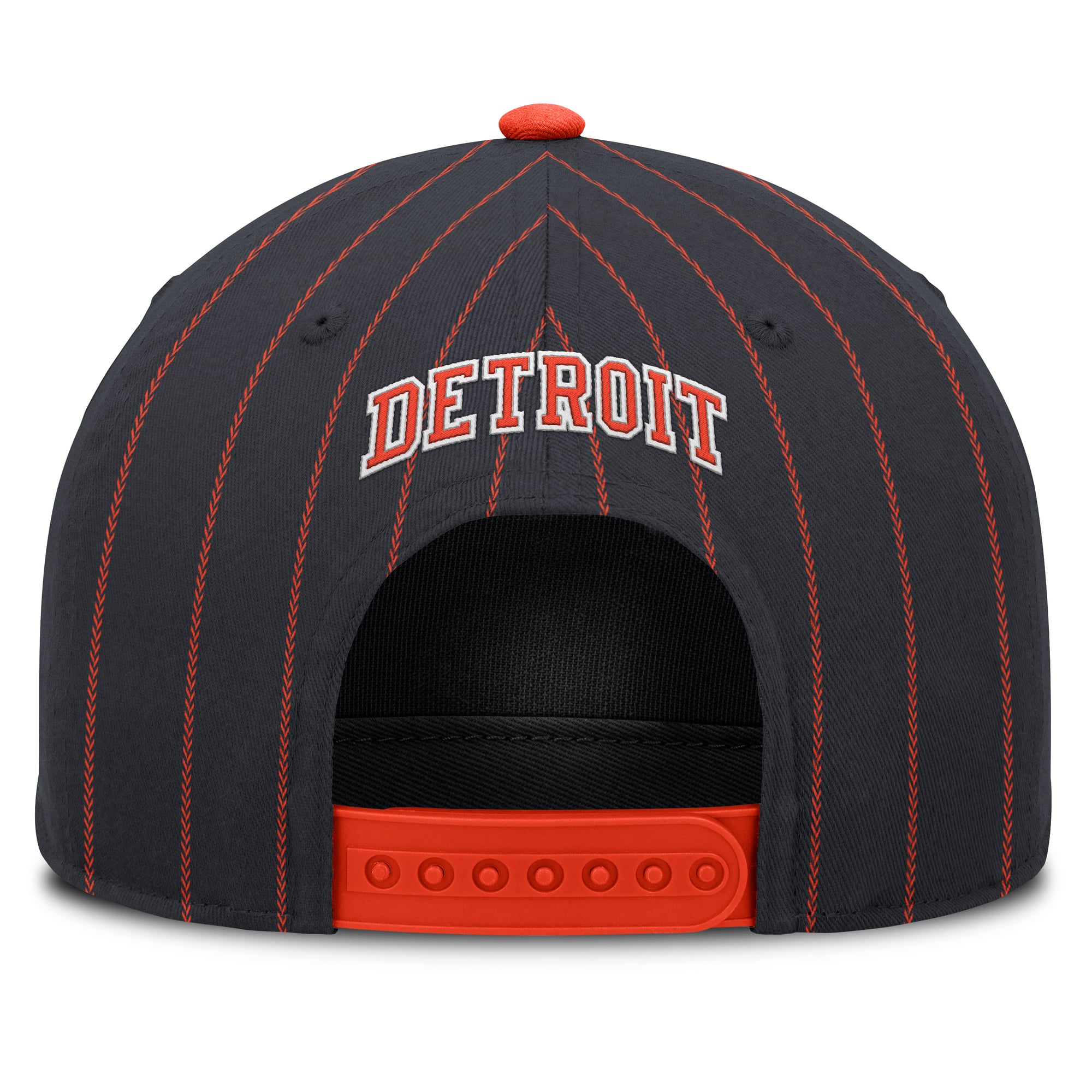 Casquette ajustable Nike Detroit Tigers Cooperstown Rise A-Frame bleu marine/orange pour homme