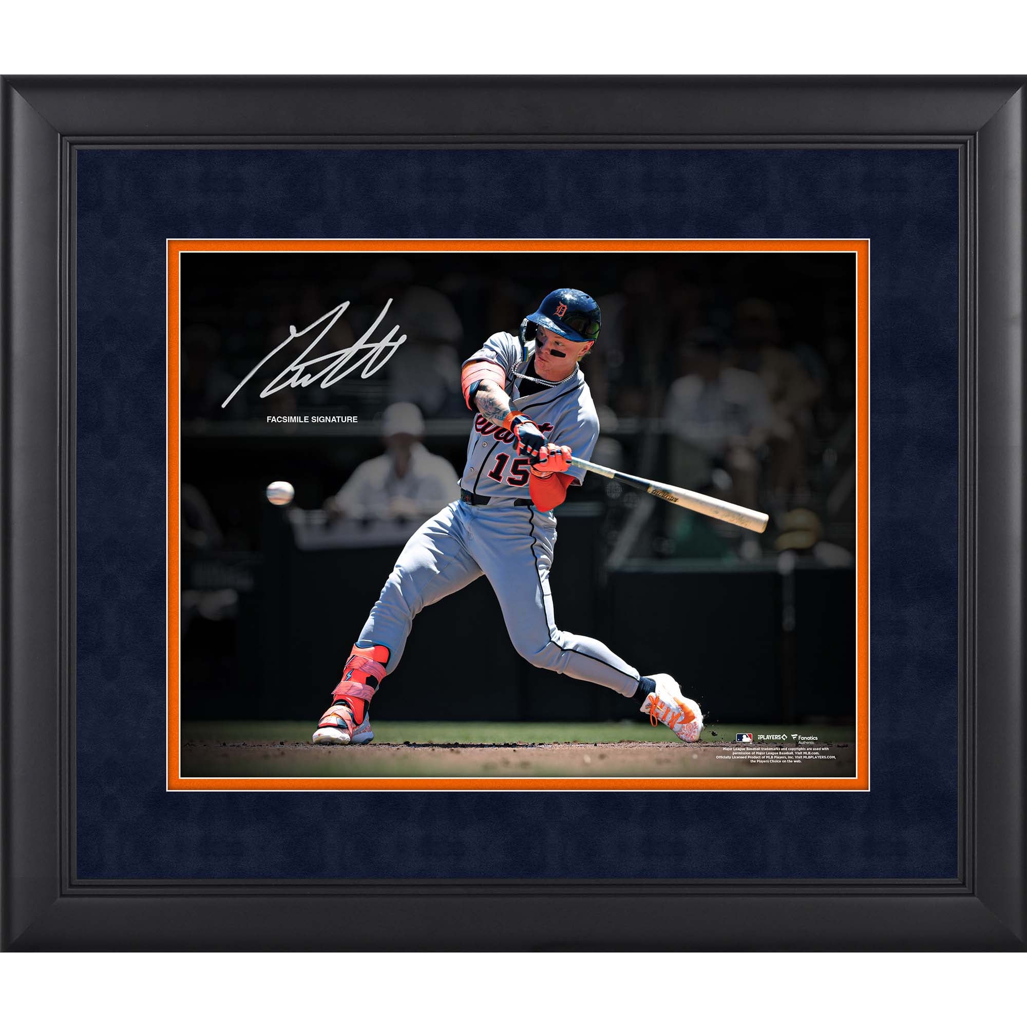 Max Clark Detroit Tigers Facsimile Signature Framed 11" x 14" Spotlight Photograph