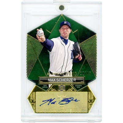 Max Scherzer Detroit Tigers Autographed 2014 Topps Supreme Supreme Styling #SS-MSC #18/45 Card
