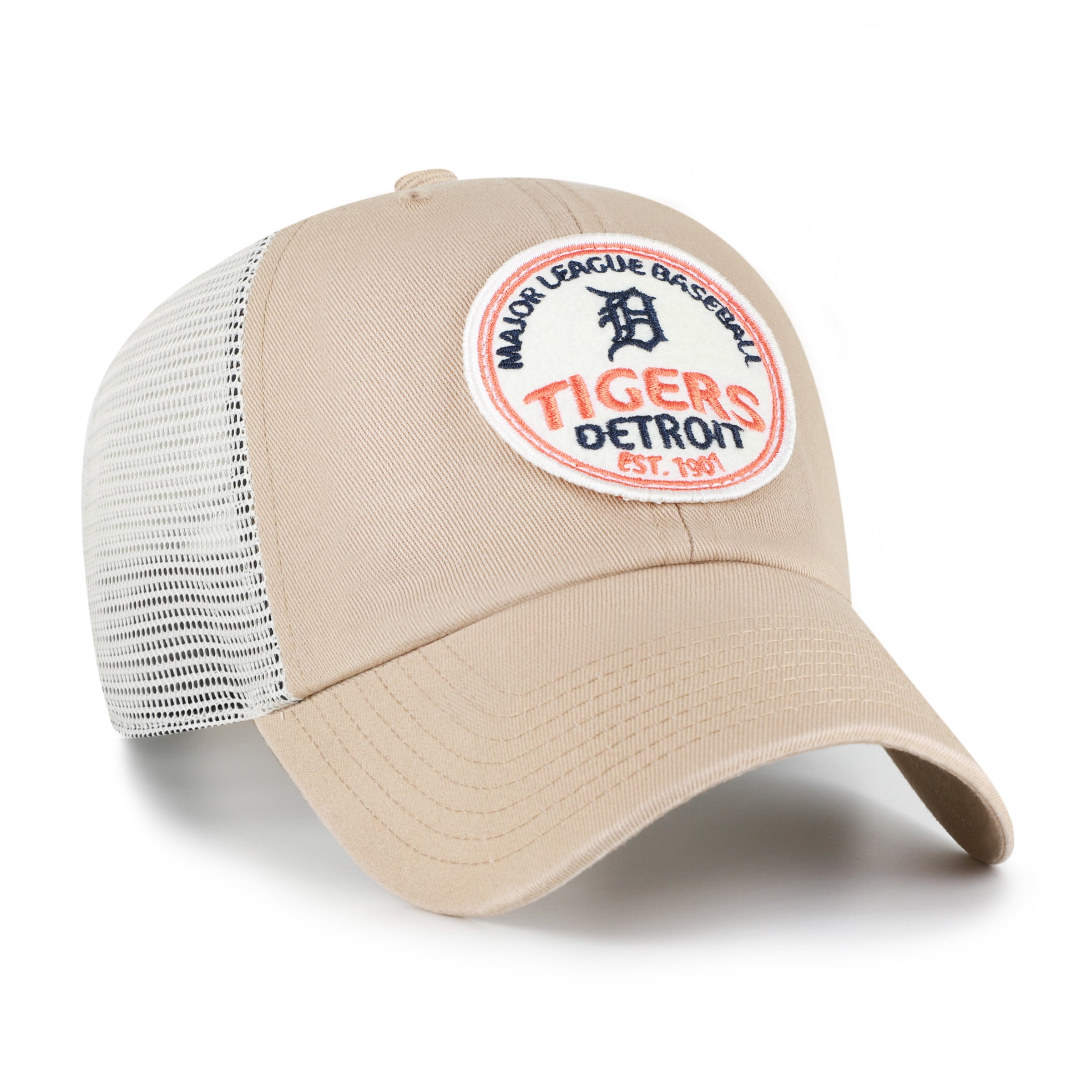 Casquette ajustable kaki Detroit Tigers « Clean Up » pour homme, modèle 47
