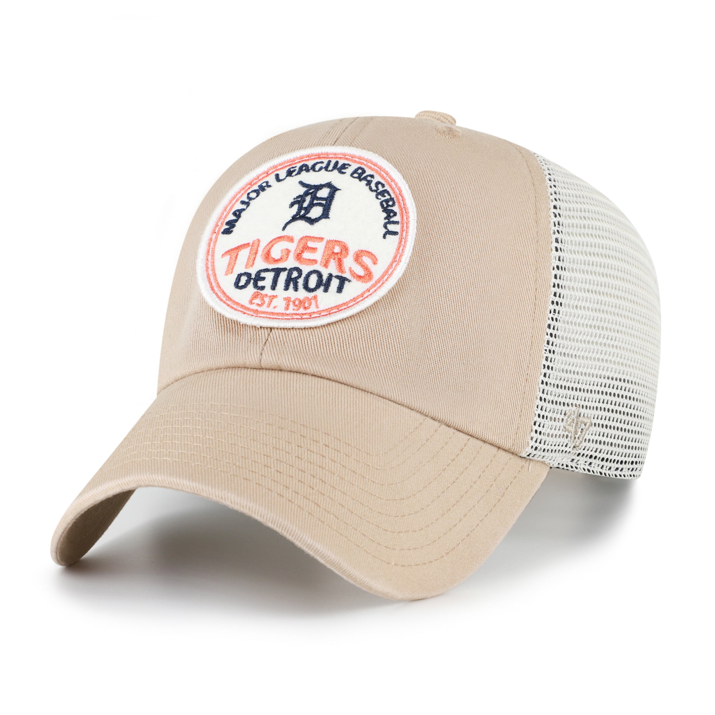 Casquette ajustable kaki Detroit Tigers « Clean Up » pour homme, modèle 47
