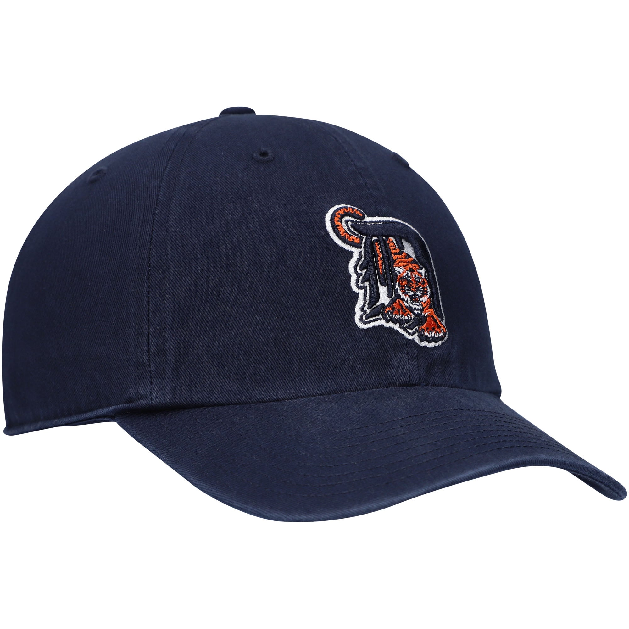 Casquette ajustable Clean Up de la collection Cooperstown avec logo des Detroit Tigers '47 bleu marine pour homme