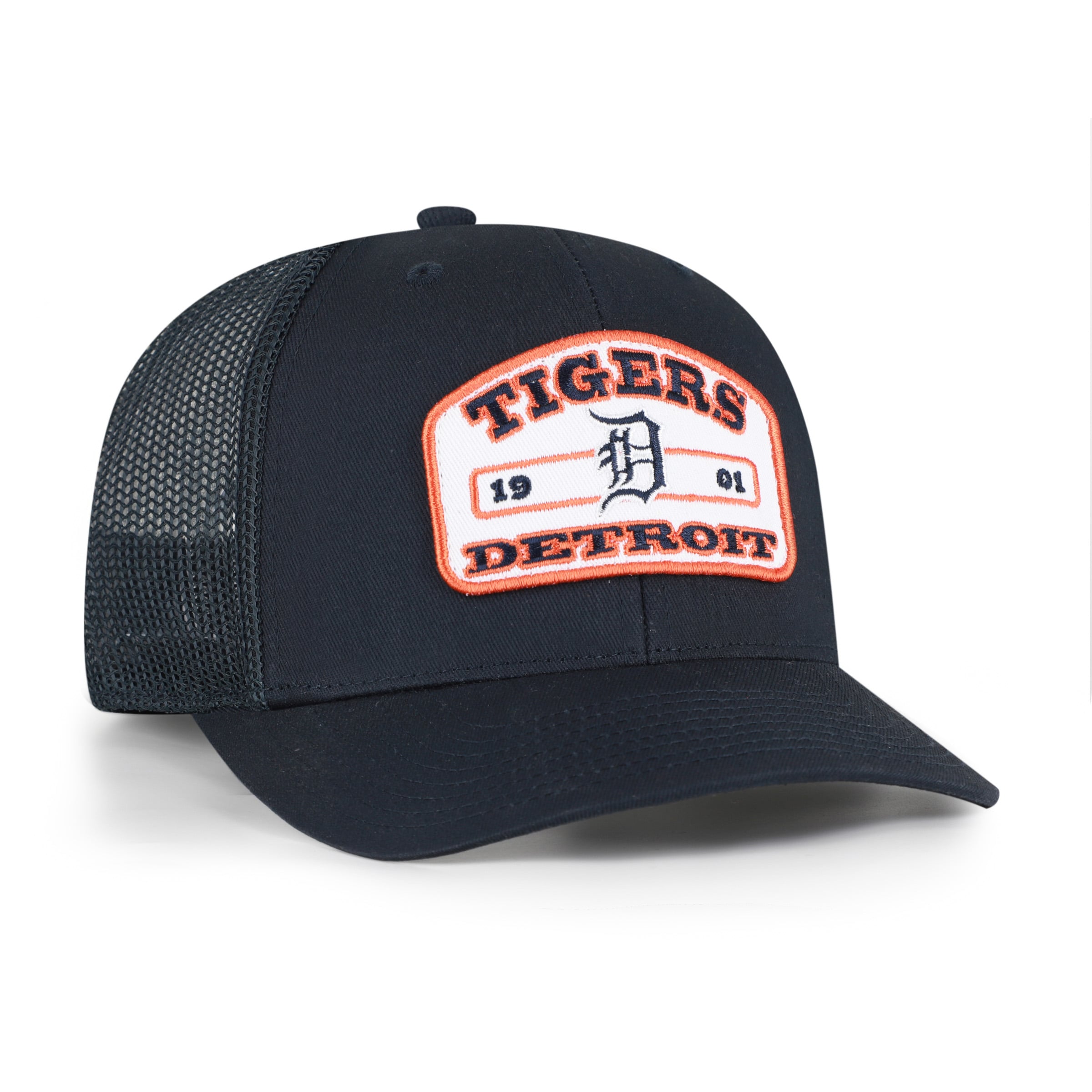 Men's '47 Navy Detroit Tigers Roadway Trucker Snapback Hat