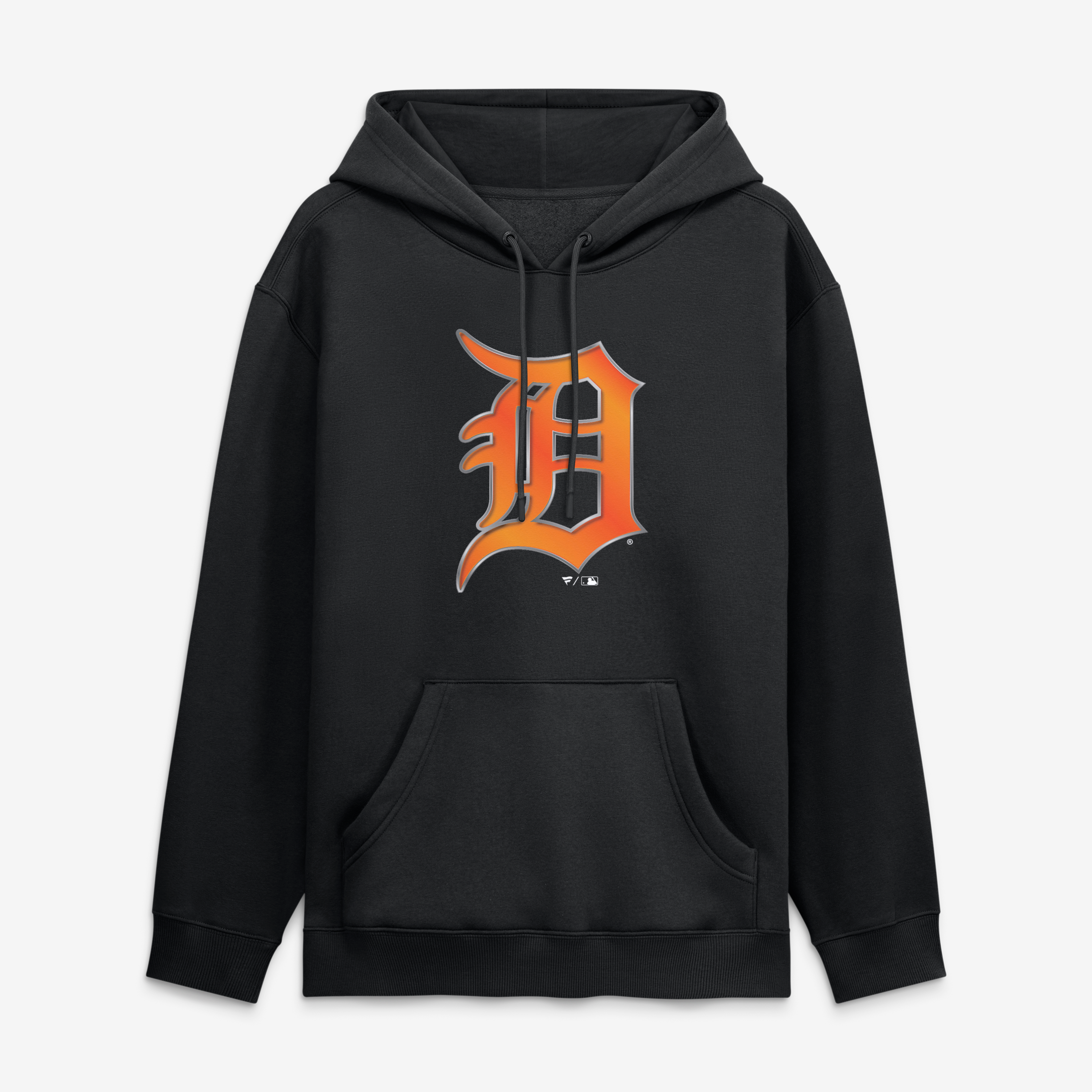 Sweat à capuche noir pour homme avec la mascotte métallique des Tigers de Détroit