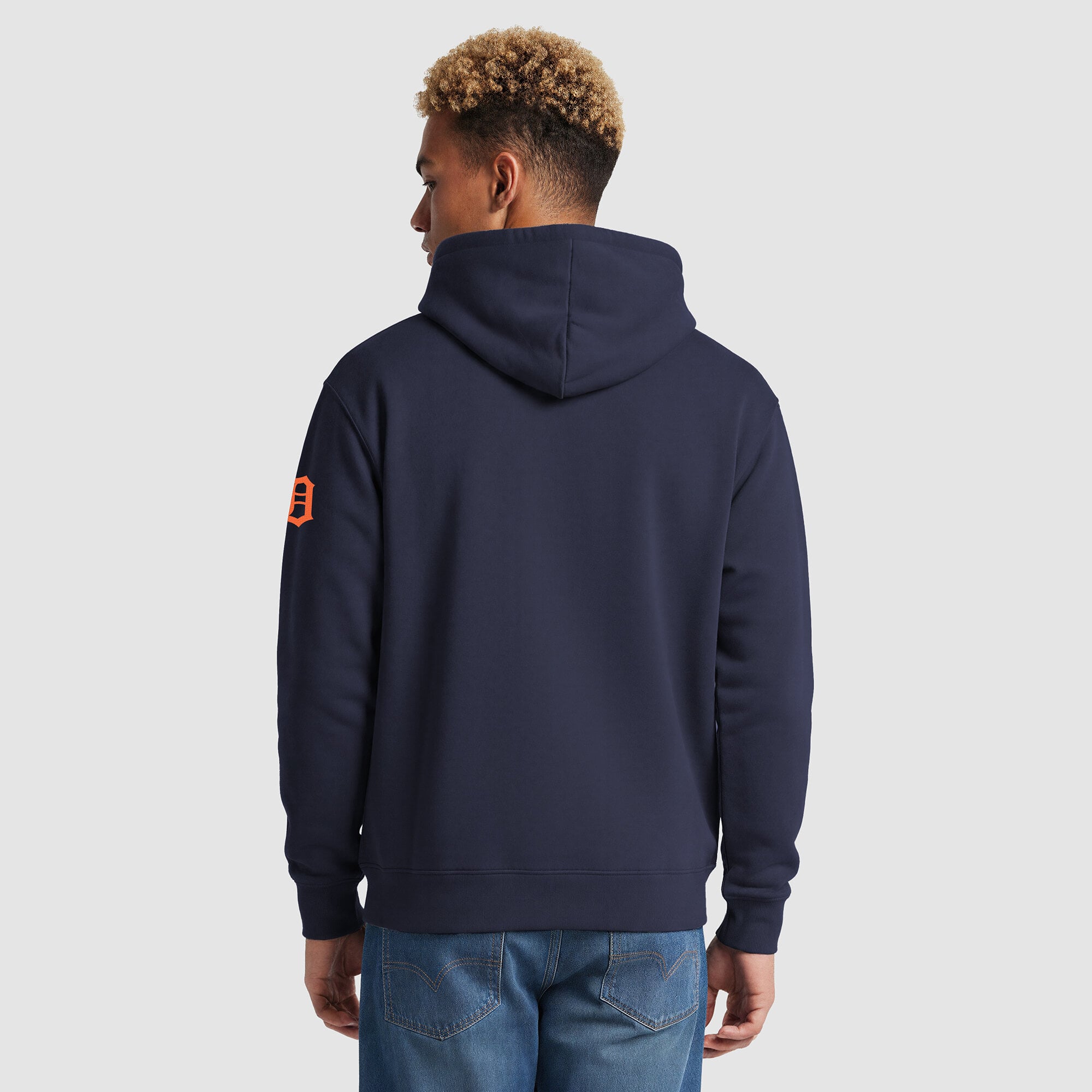 Men's Champion Navy Detroit Tigers Fleece Hoodie