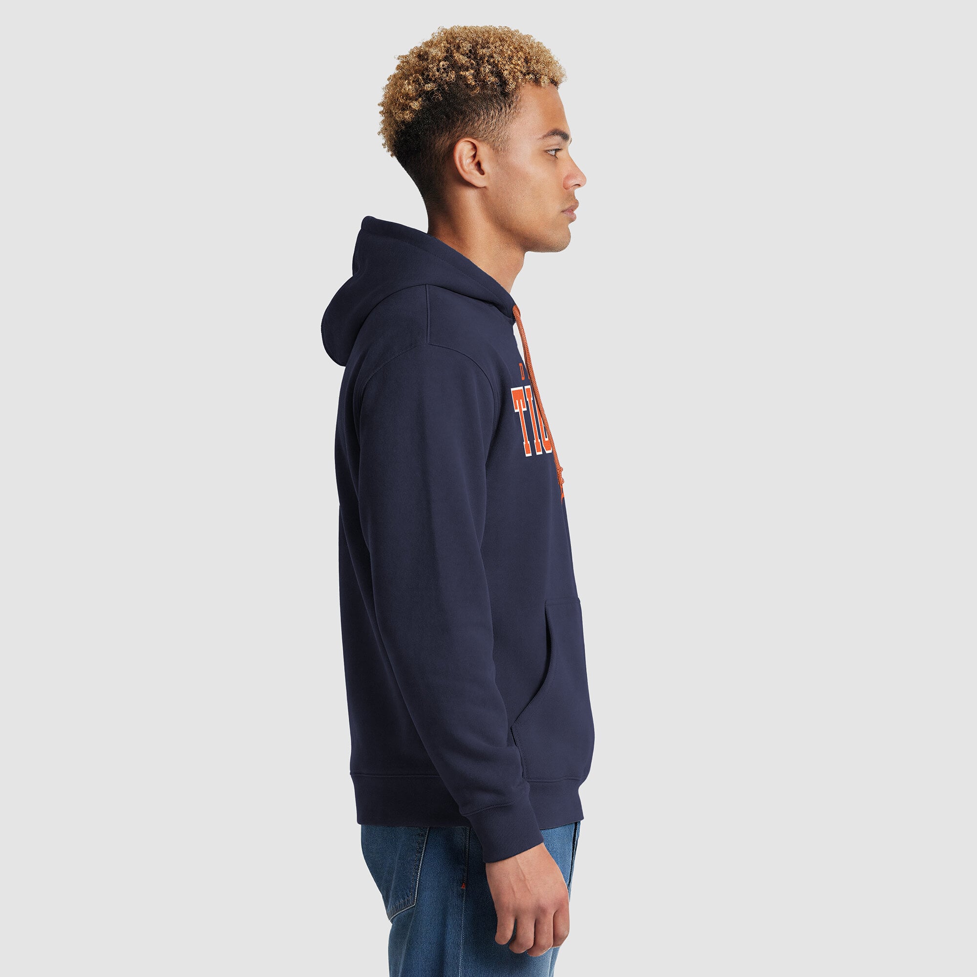 Men's Champion Navy Detroit Tigers Fleece Hoodie