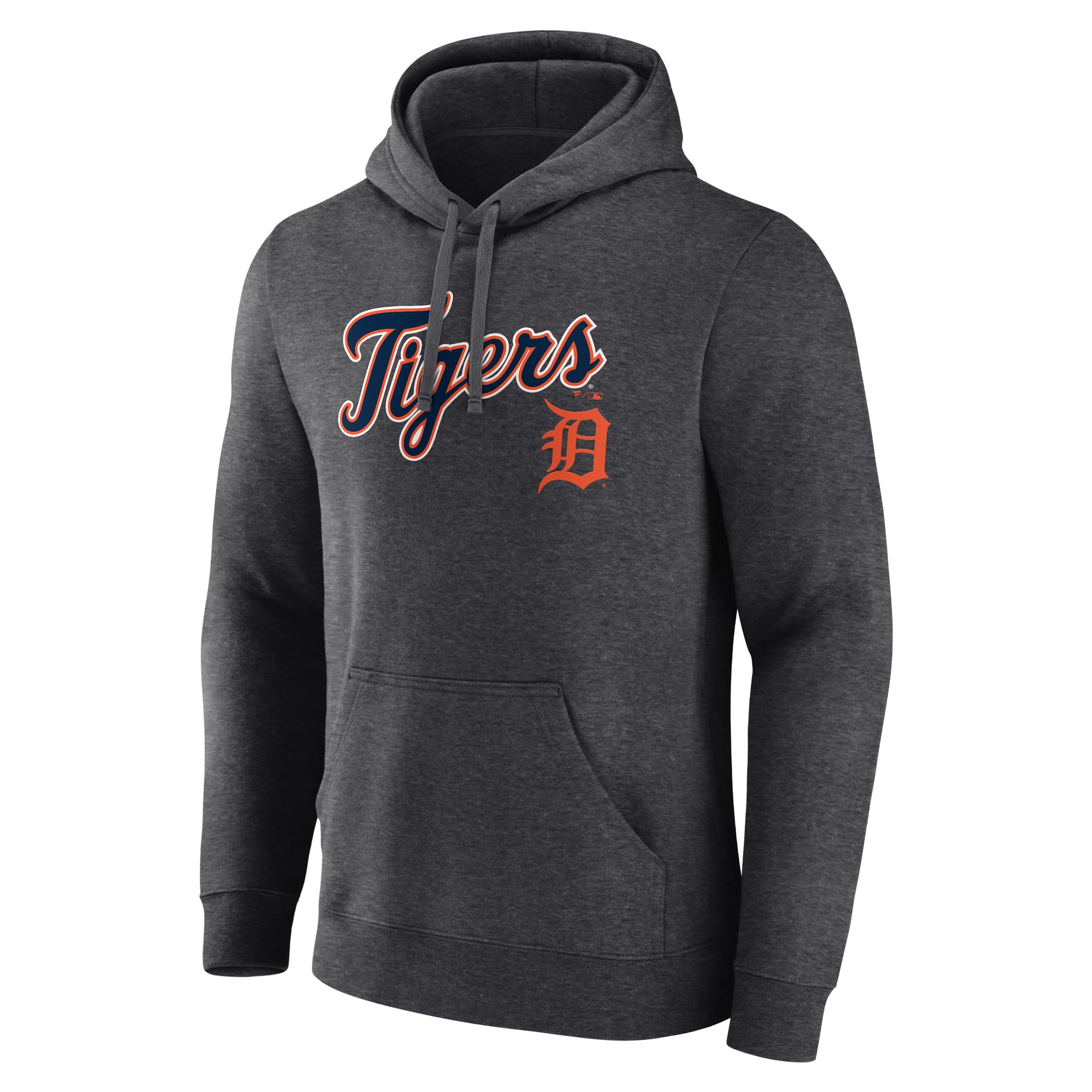 Sweat à capuche Detroit Tigers Team Lockup pour homme, couleur anthracite