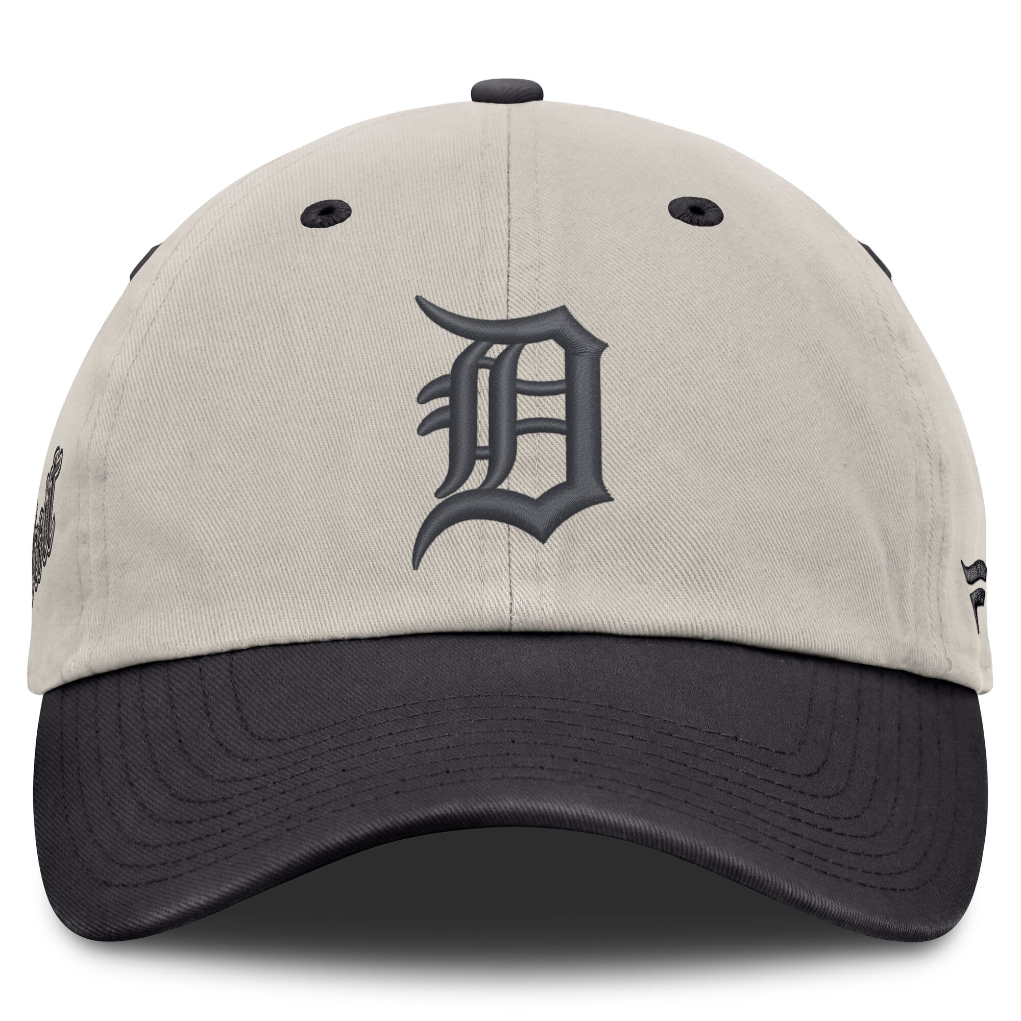 Casquette ajustable Fanatics beige/anthracite Detroit Tigers pour homme
