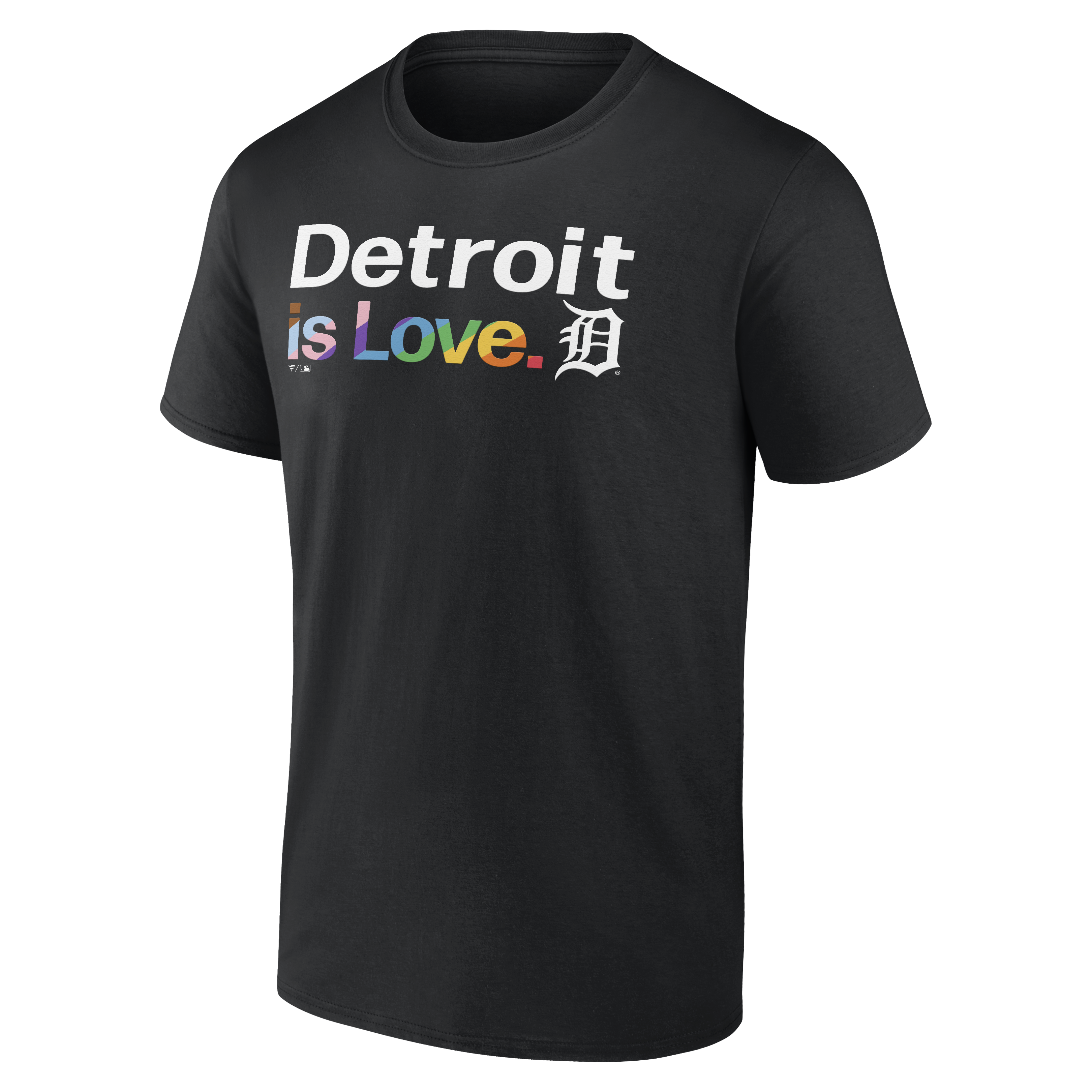 Men's Fanatics Black Detroit Tigers City Pride T-Shirt