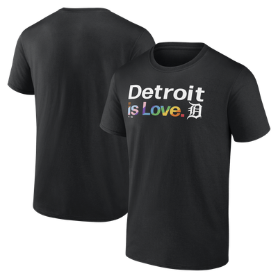 Detroit Tigers Fanatics City Pride T-Shirt - Black