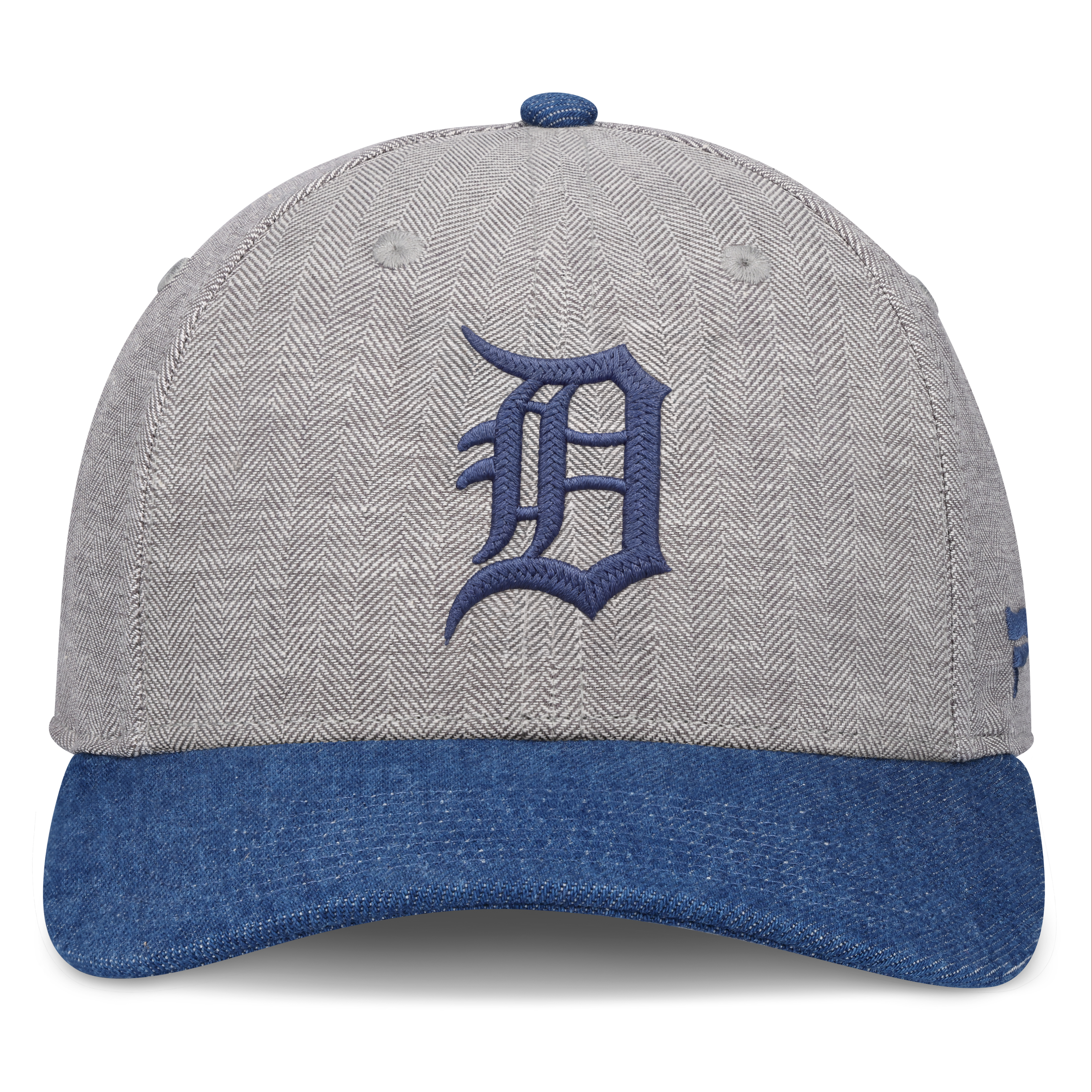 Casquette ajustable Fanatics grise/denim Detroit Tigers Level Up Conduct pour homme