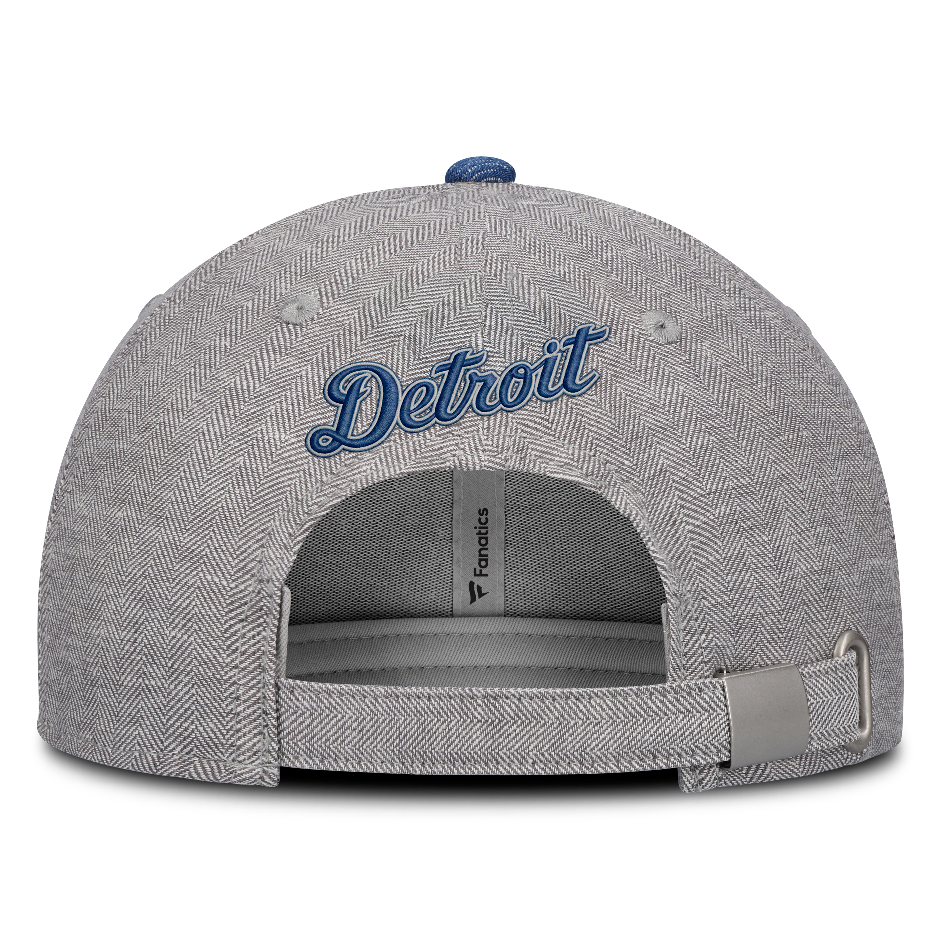 Casquette ajustable Fanatics grise/denim Detroit Tigers Level Up Conduct pour homme