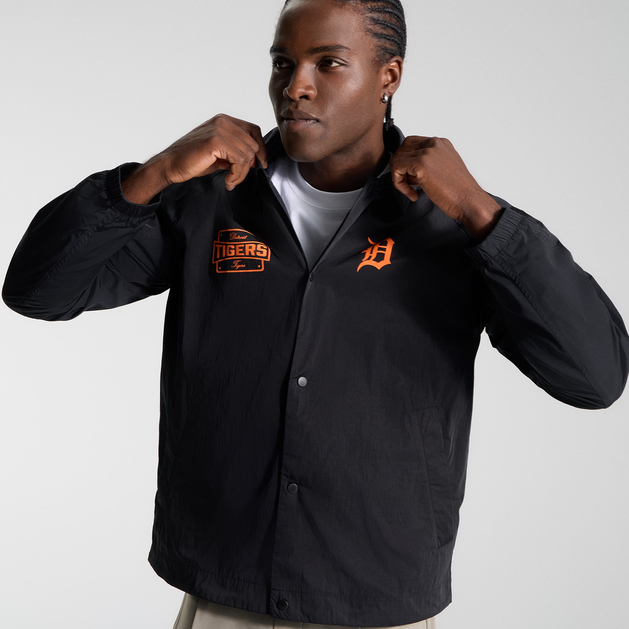 Veste raglan pour homme lululemon Detroit Tigers noire