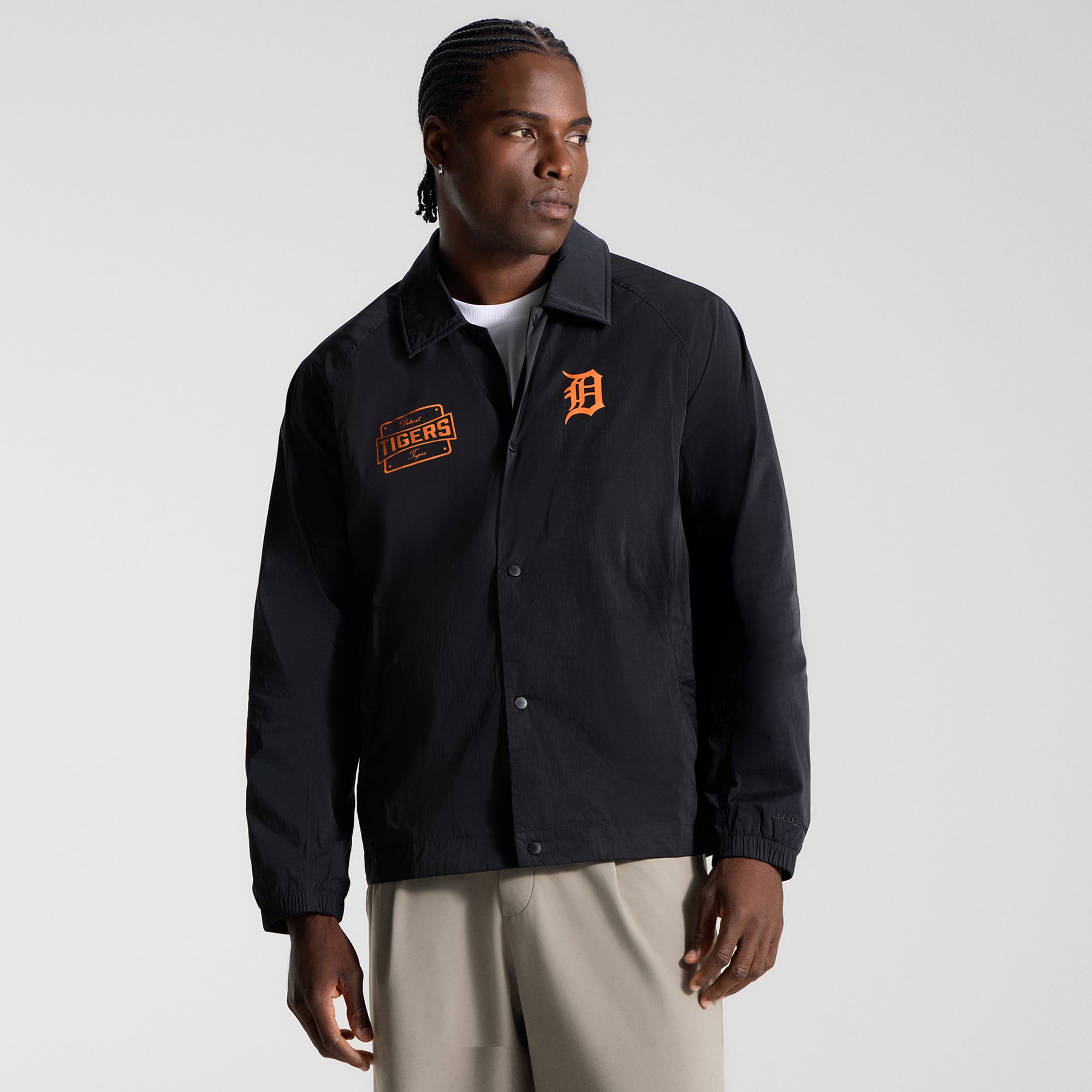 Veste raglan pour homme lululemon Detroit Tigers noire