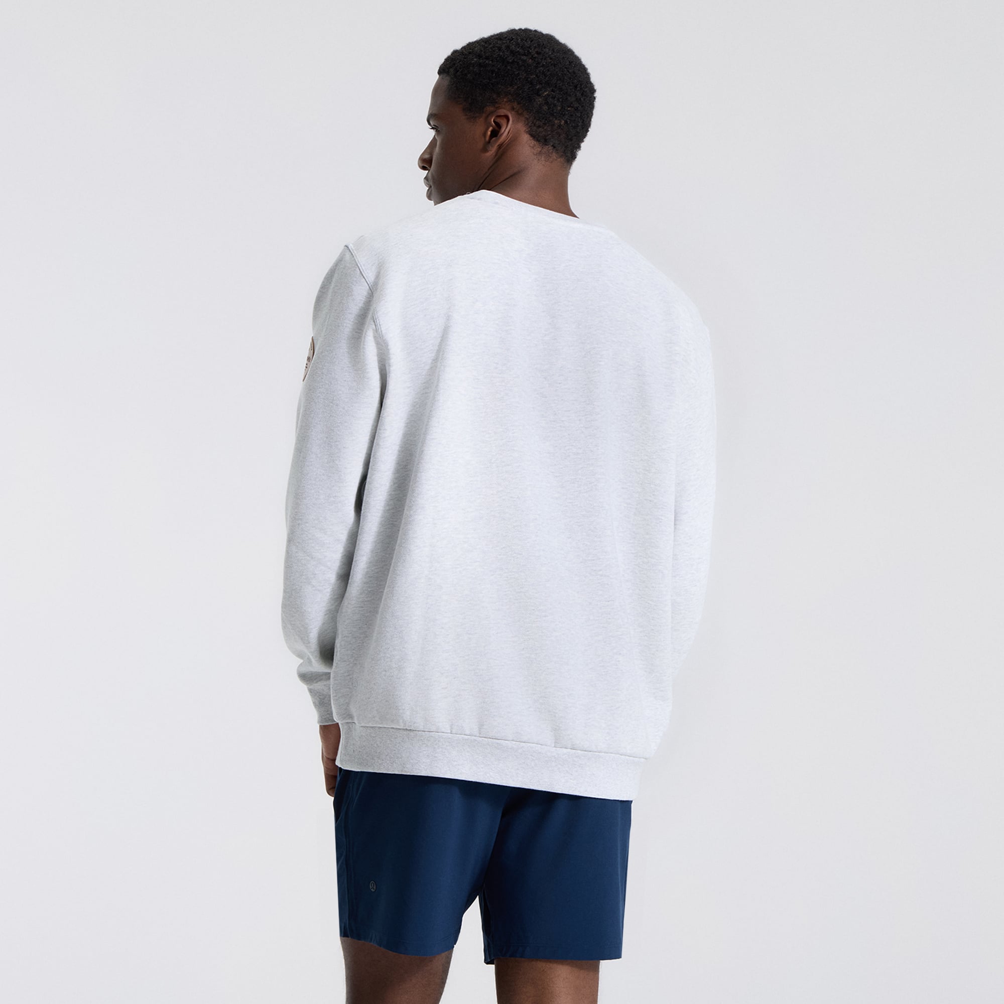 Men's lululemon Heathered Core Ultra Light Grey Detroit Tigers Steady State Sweatshirt