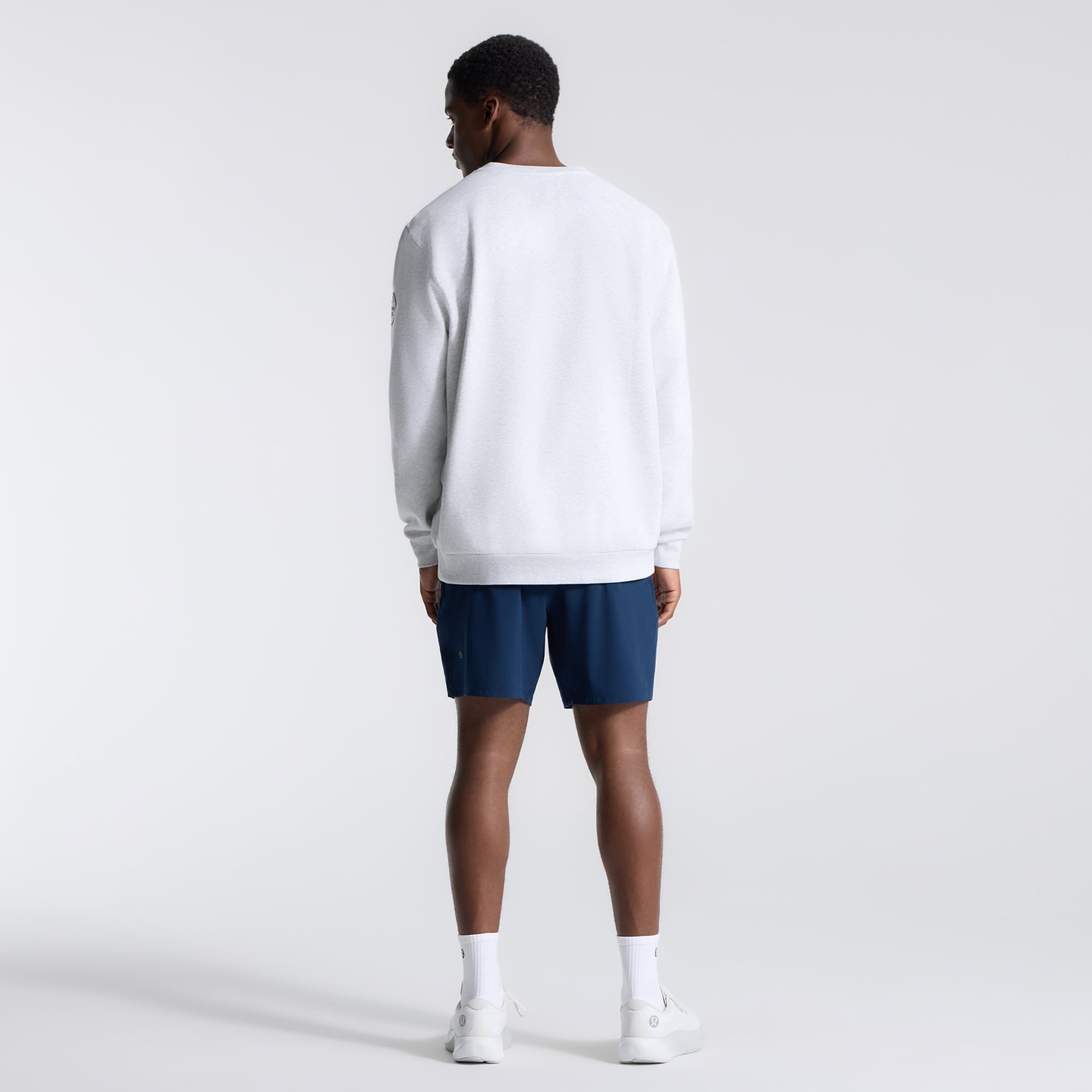 Men's lululemon Heathered Core Ultra Light Grey Detroit Tigers Steady State Sweatshirt
