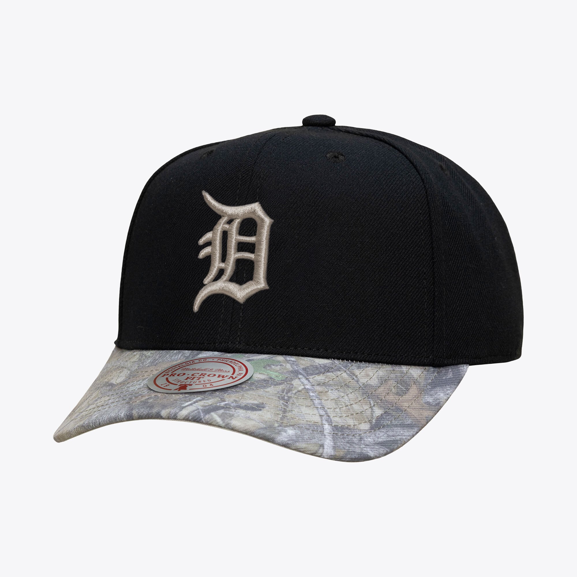 Casquette snapback Mitchell & Ness Pro Midnight Timber des Detroit Tigers, noire, pour homme