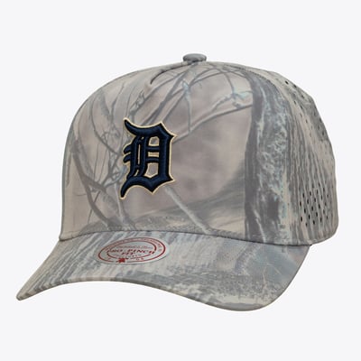 Detroit Tigers Mitchell & Ness Perfect Pro Pinch Adjustable Hat - Camo