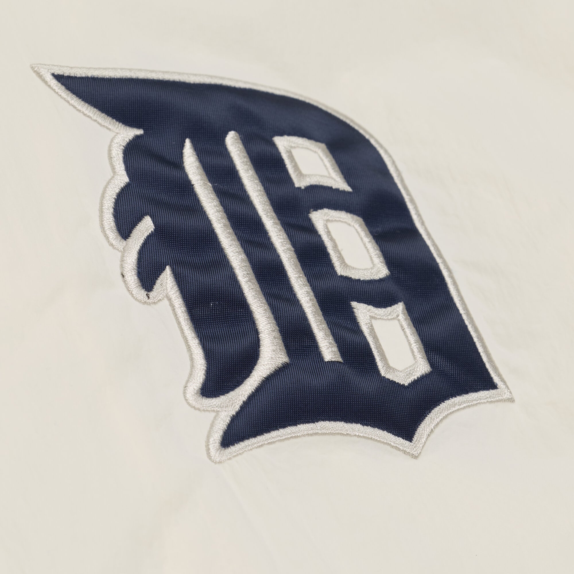 Men's Mitchell & Ness  Cream Detroit Tigers Cooperstown Collection Retro Roots Coaches Jacket