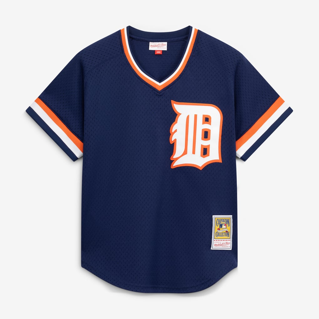 メンズ Mitchell&Ness カーク・ギブソン ネイビー デトロイト 